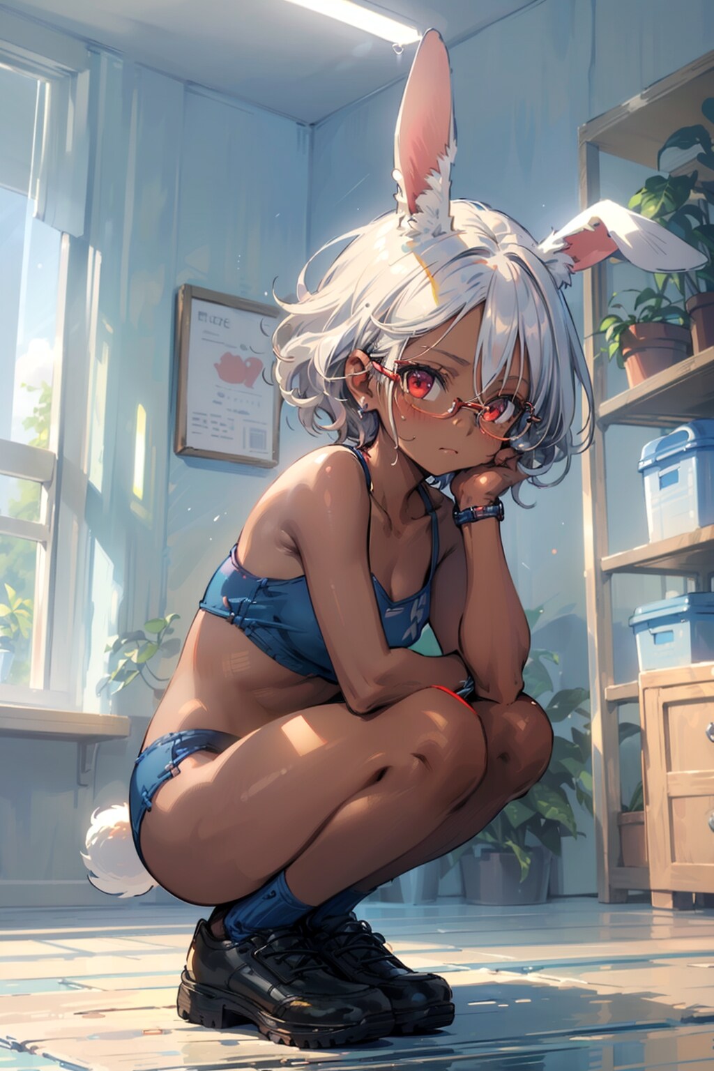 亀待ちのうさみみ眼鏡っ娘②