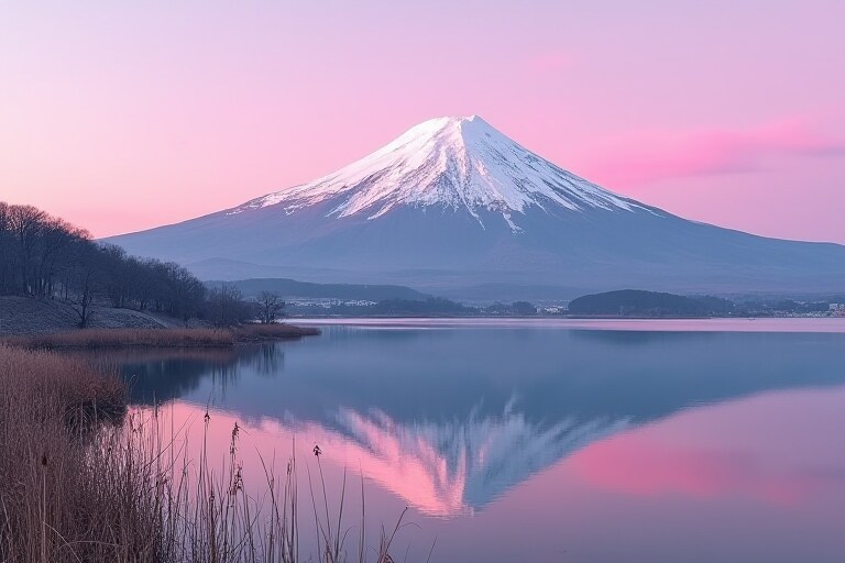 FLUXが描く富士山