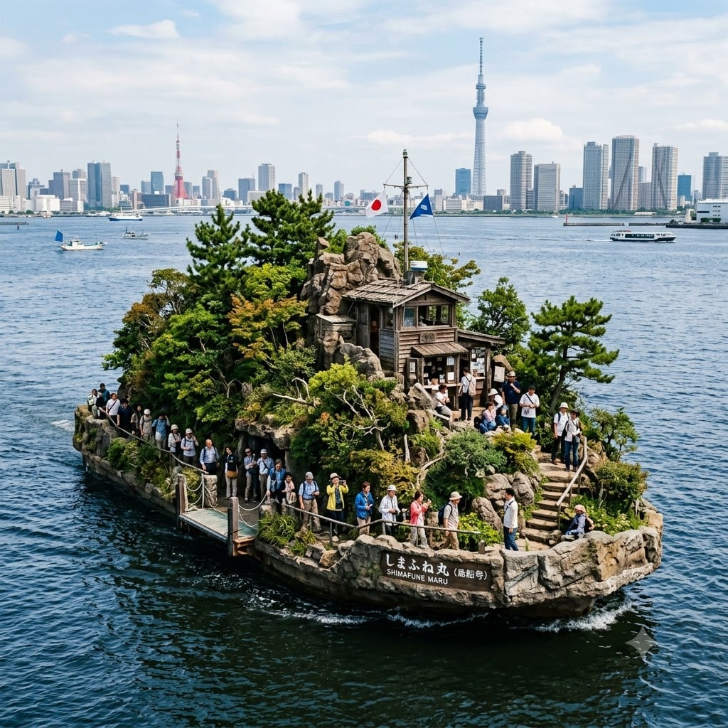 島っぽい船