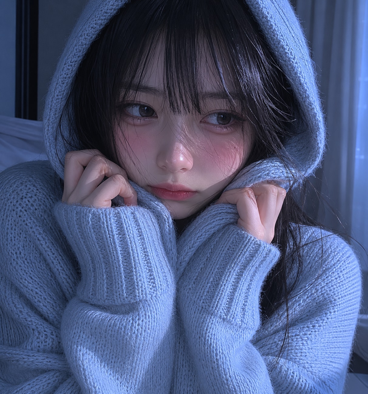 静かな夜の中で