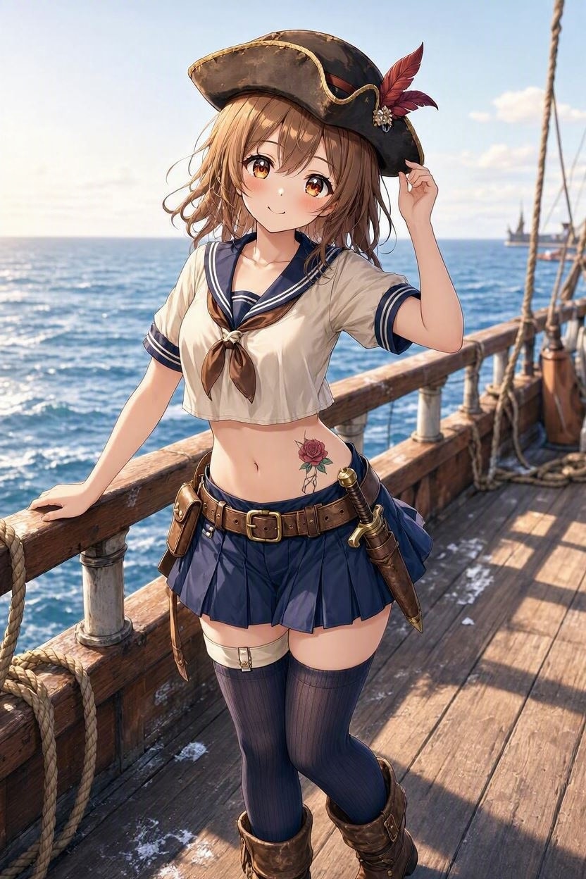 海賊(MAI-Image-2.5-Flash)(4) | の人気AIイラスト・グラビア