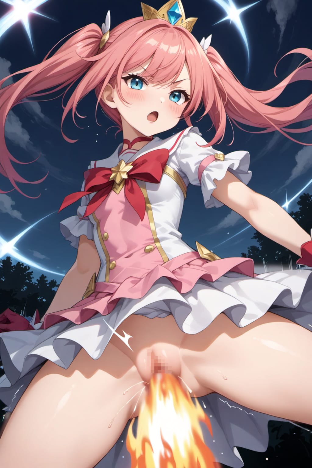 ただし魔法は膣から出る