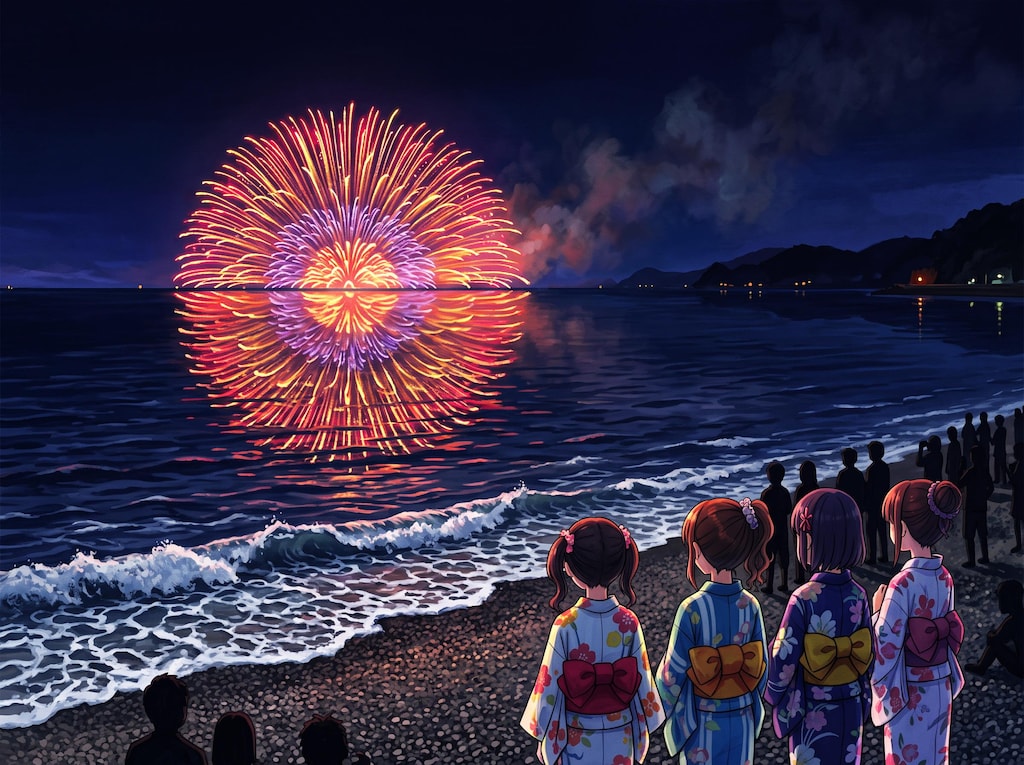 三重県熊野の花火大会