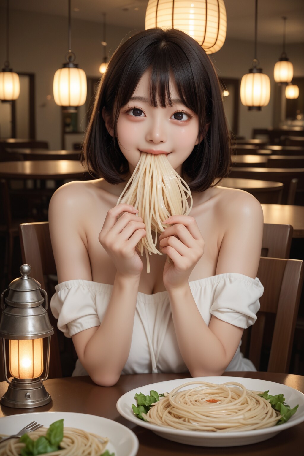 フォーク使わんのかい！