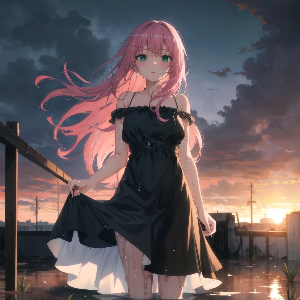 水没都市で待つ姉 | の人気AIイラスト・グラビア