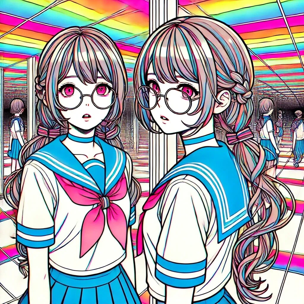 鏡張りの部屋