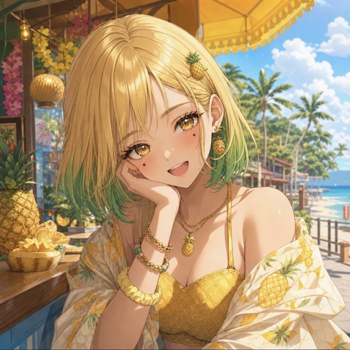 南国の笑顔、パイナップルちゃん🍍✨