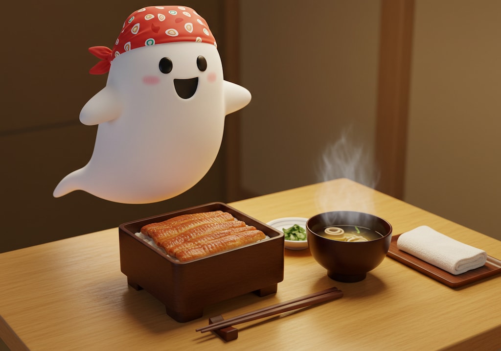 土用丑の日に鰻重セットを御出しするお化けシェフ達