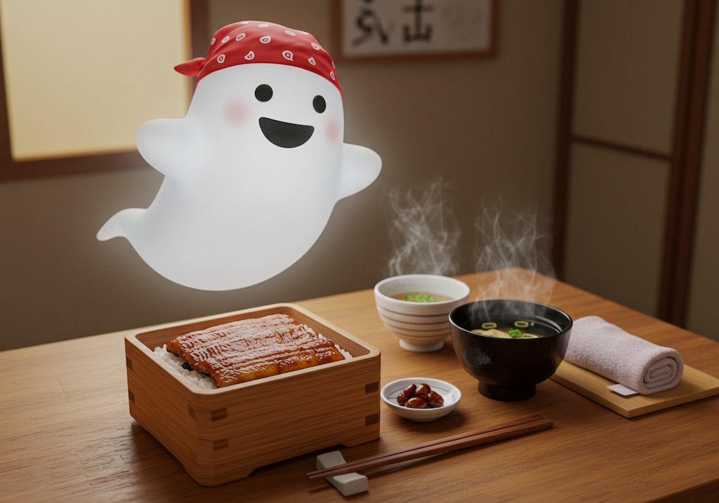 土用丑の日に鰻重セットを御出しするお化けシェフ達