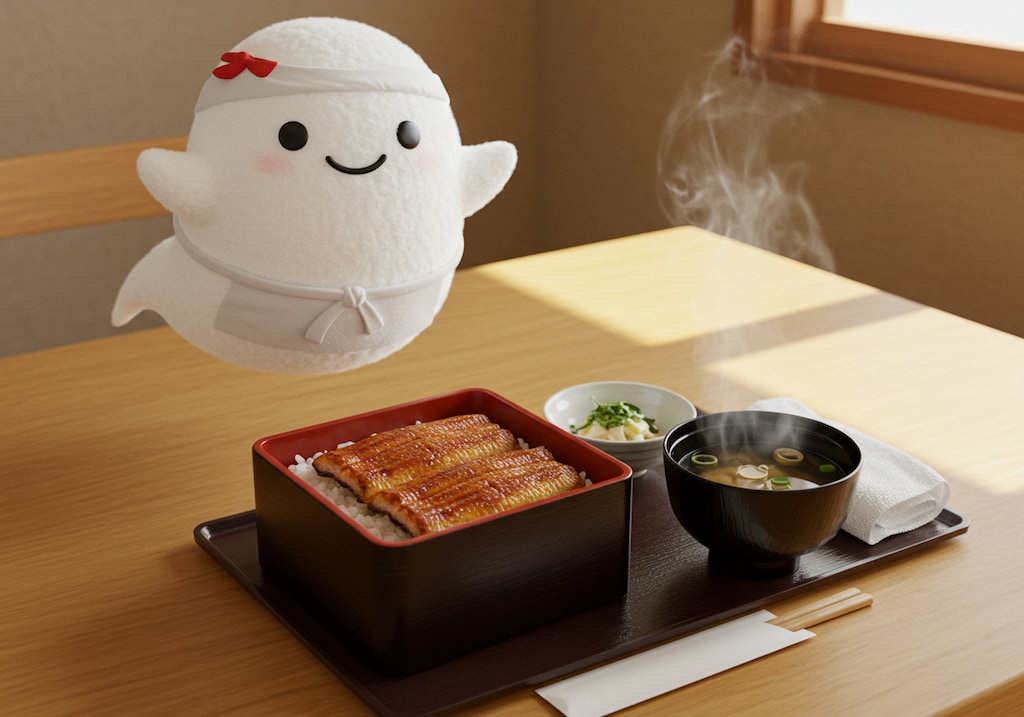 土用丑の日に鰻重セットを御出しするお化けシェフ達