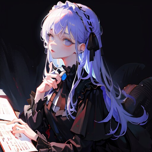 ダークな感じの美少女