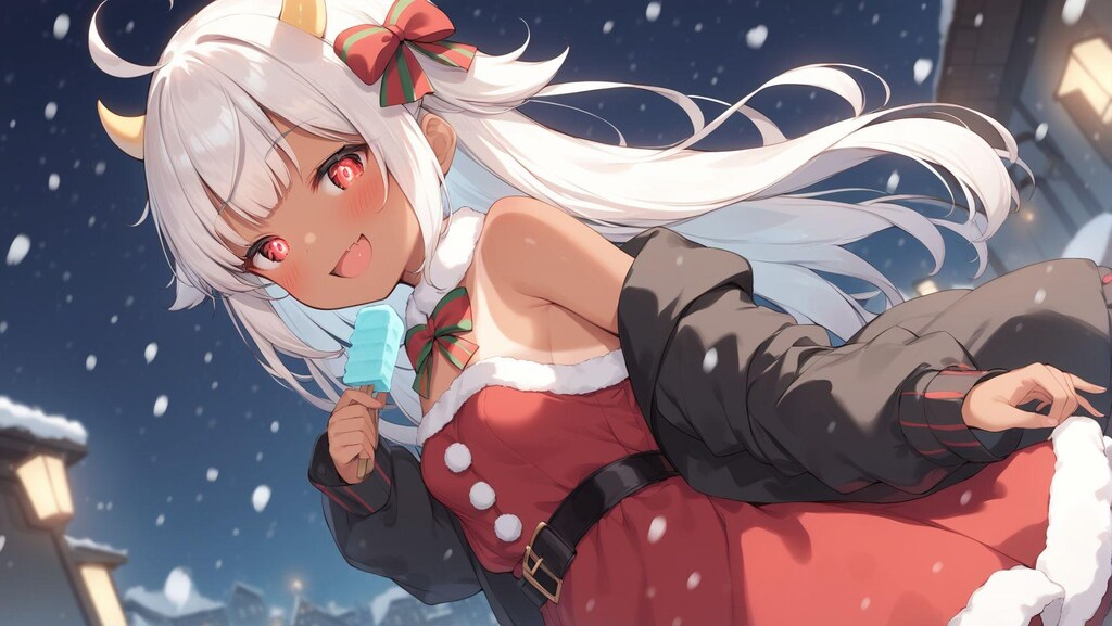 長い間雪まつりにいました。