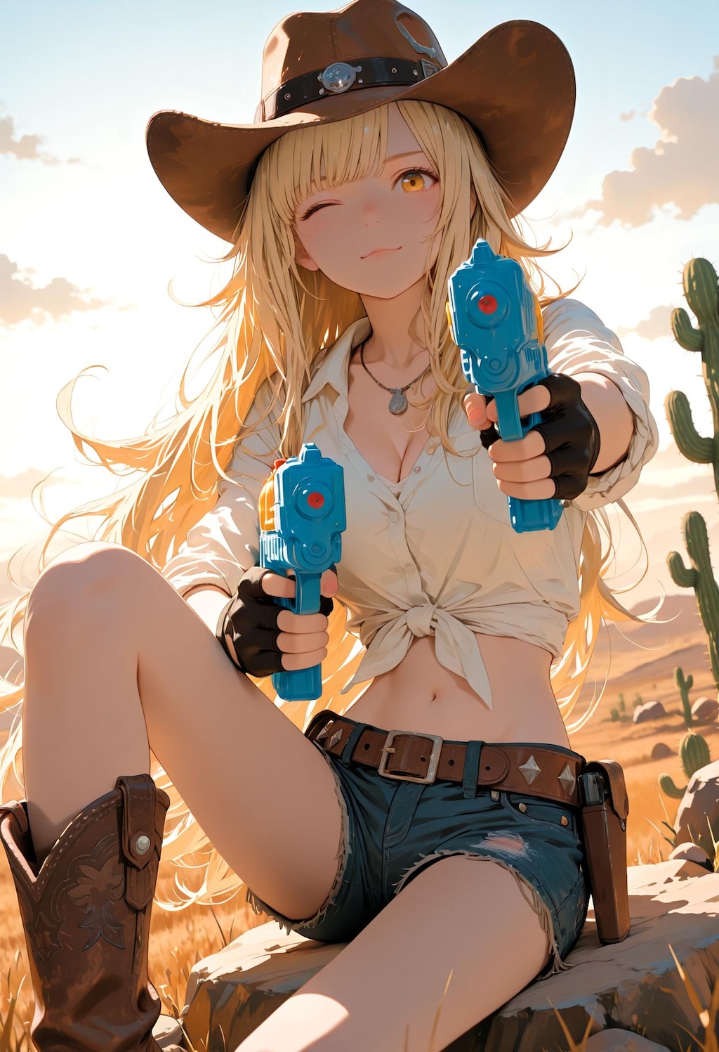 コイツで頭、冷やしてやろうか？