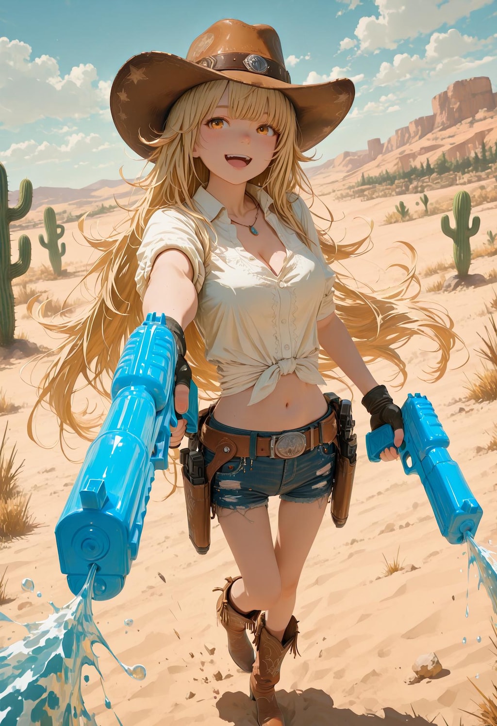 コイツで頭、冷やしてやろうか？