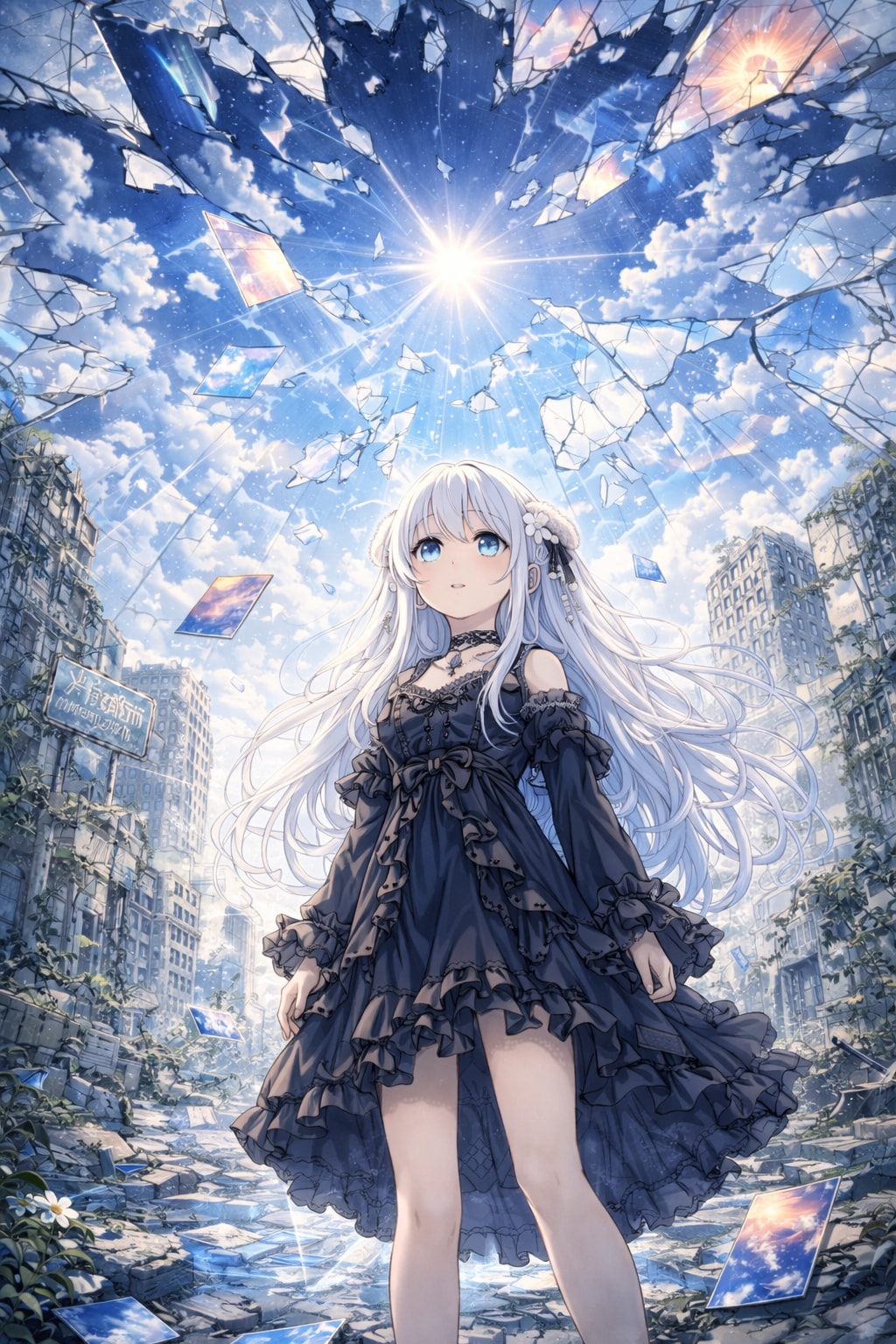 壊れた空の、その先で。