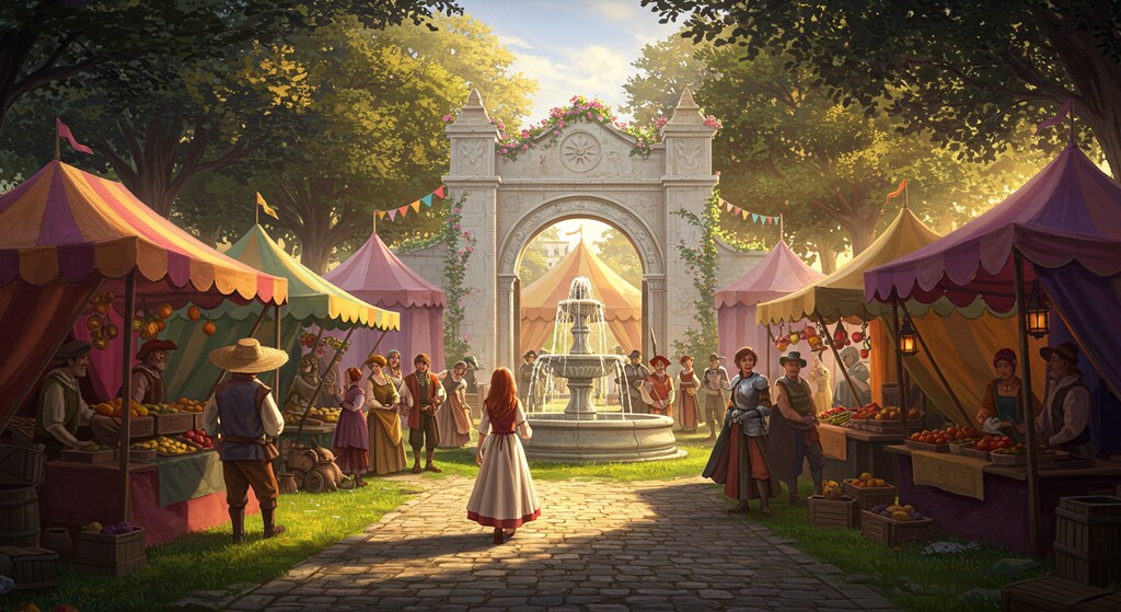 ゲーム画面再現　クロノトリガー　リーネ広場より