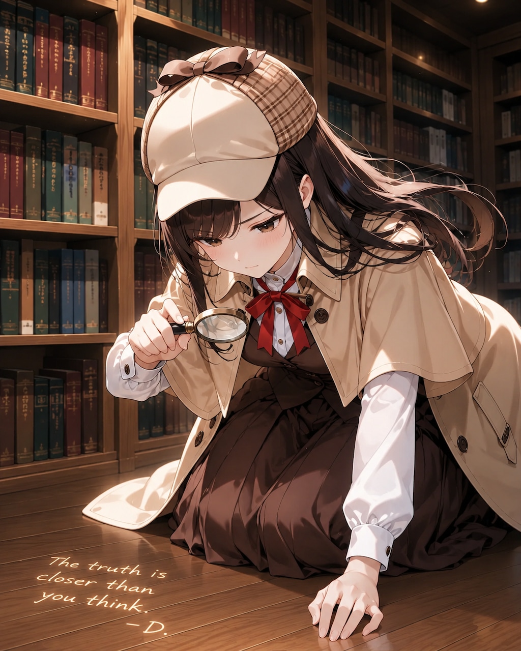 バイトちゃん。名探偵装い
