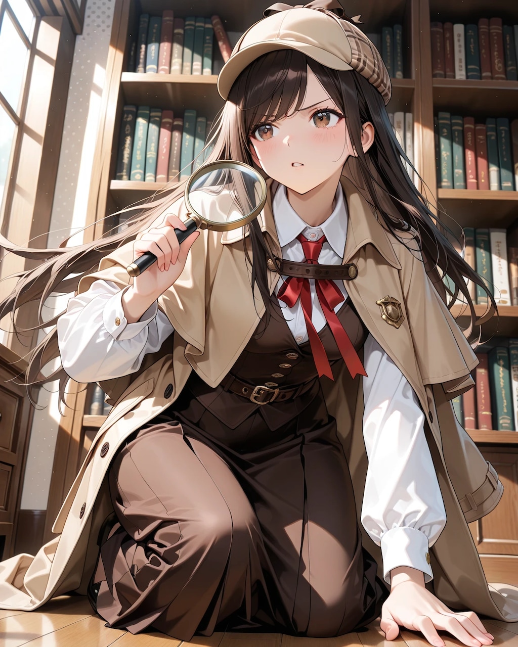 バイトちゃん。名探偵装い