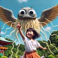 空飛ぶスパゲッティモンスターと幼女 3枚目
