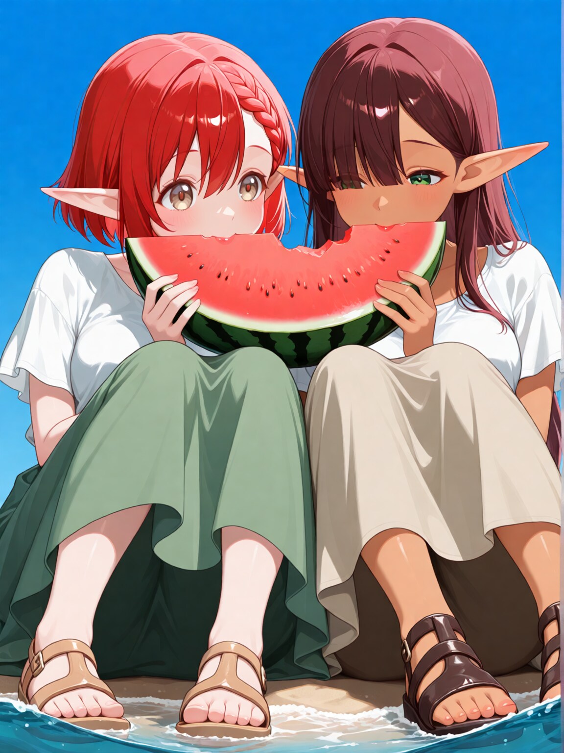 夏を分け合う。