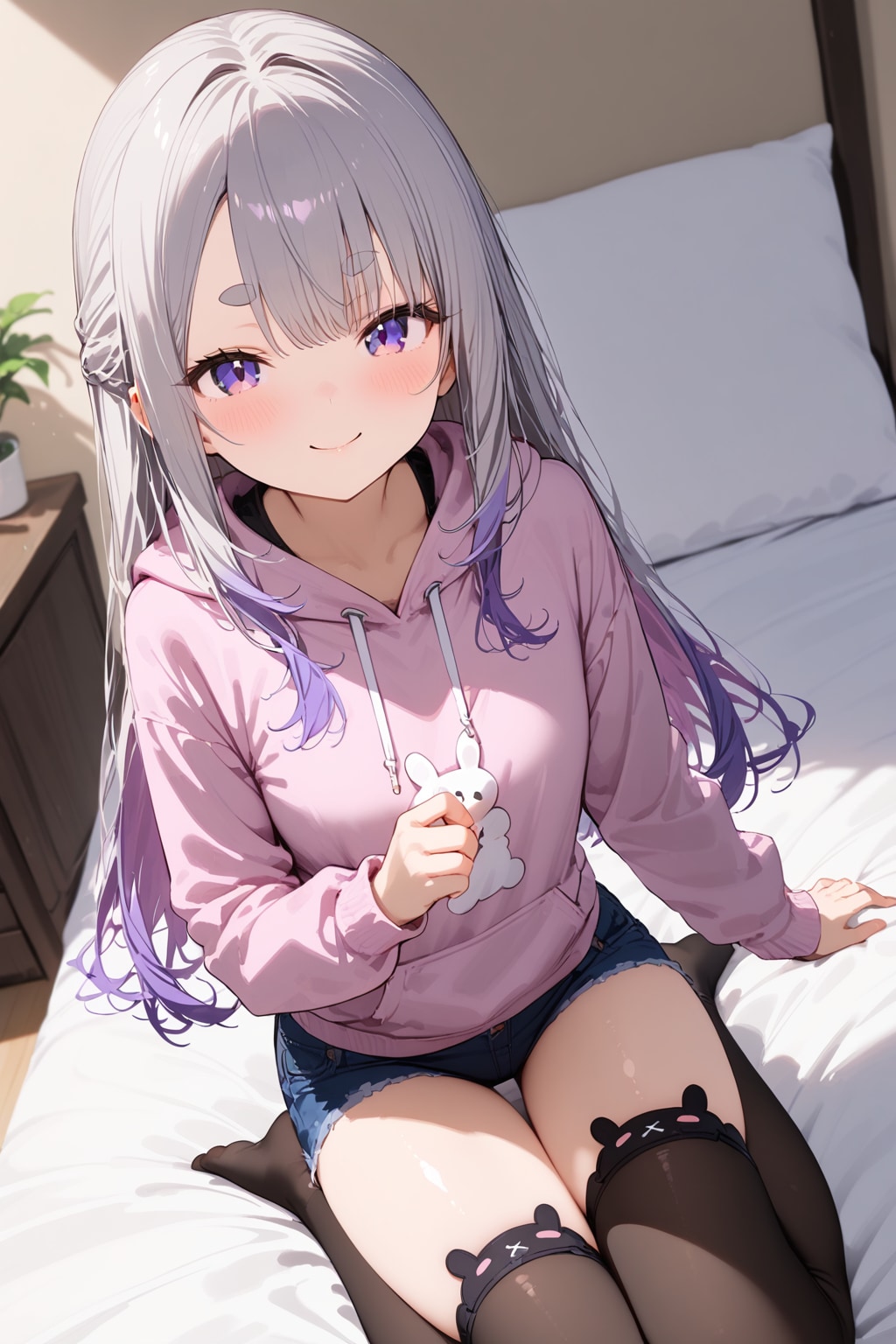 絶対領域‎…？ | の人気AIイラスト・グラビア