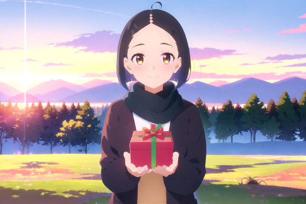 バレンタイン女子１（ちちぷい生成機能アンバサダー🍞🥐🥖）