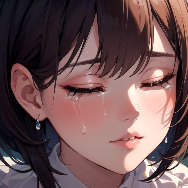 泣かないでMy Love | の人気AIイラスト・グラビア