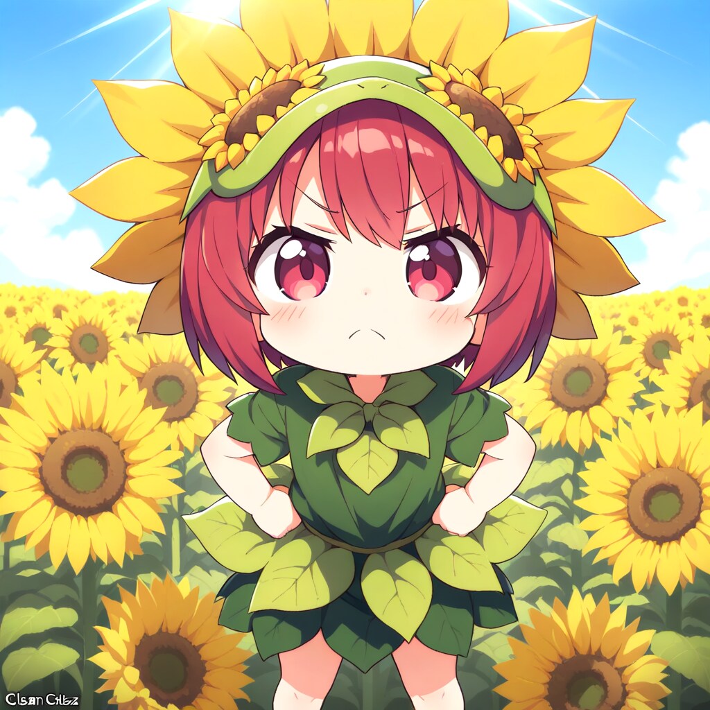 なによ！！どうせあたしはひまわりよっ！！なんか文句あるっ！？