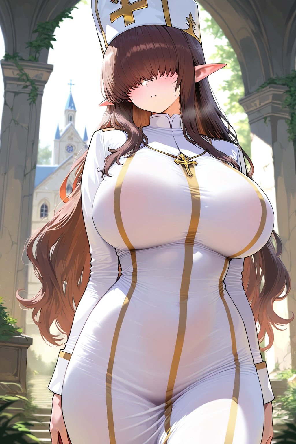 holy elf on business trip to a small village