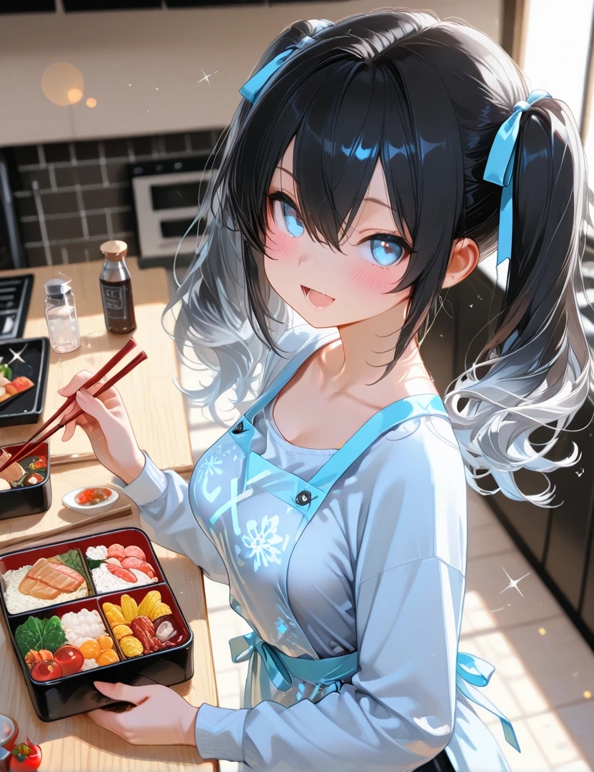 お弁当を作ってくれる紗希ちゃん | の人気AIイラスト・グラビア