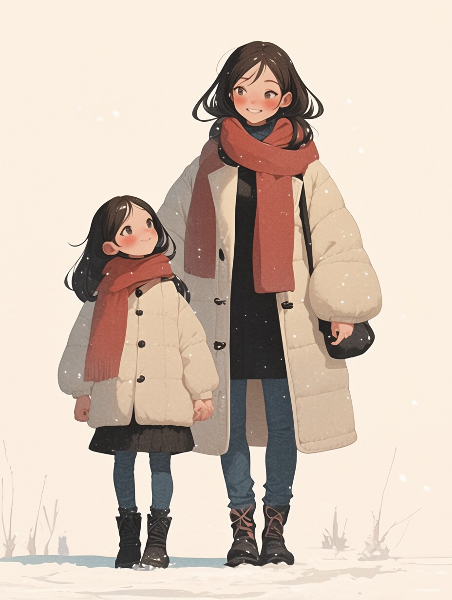 母と娘177 | の人気AIイラスト・グラビア