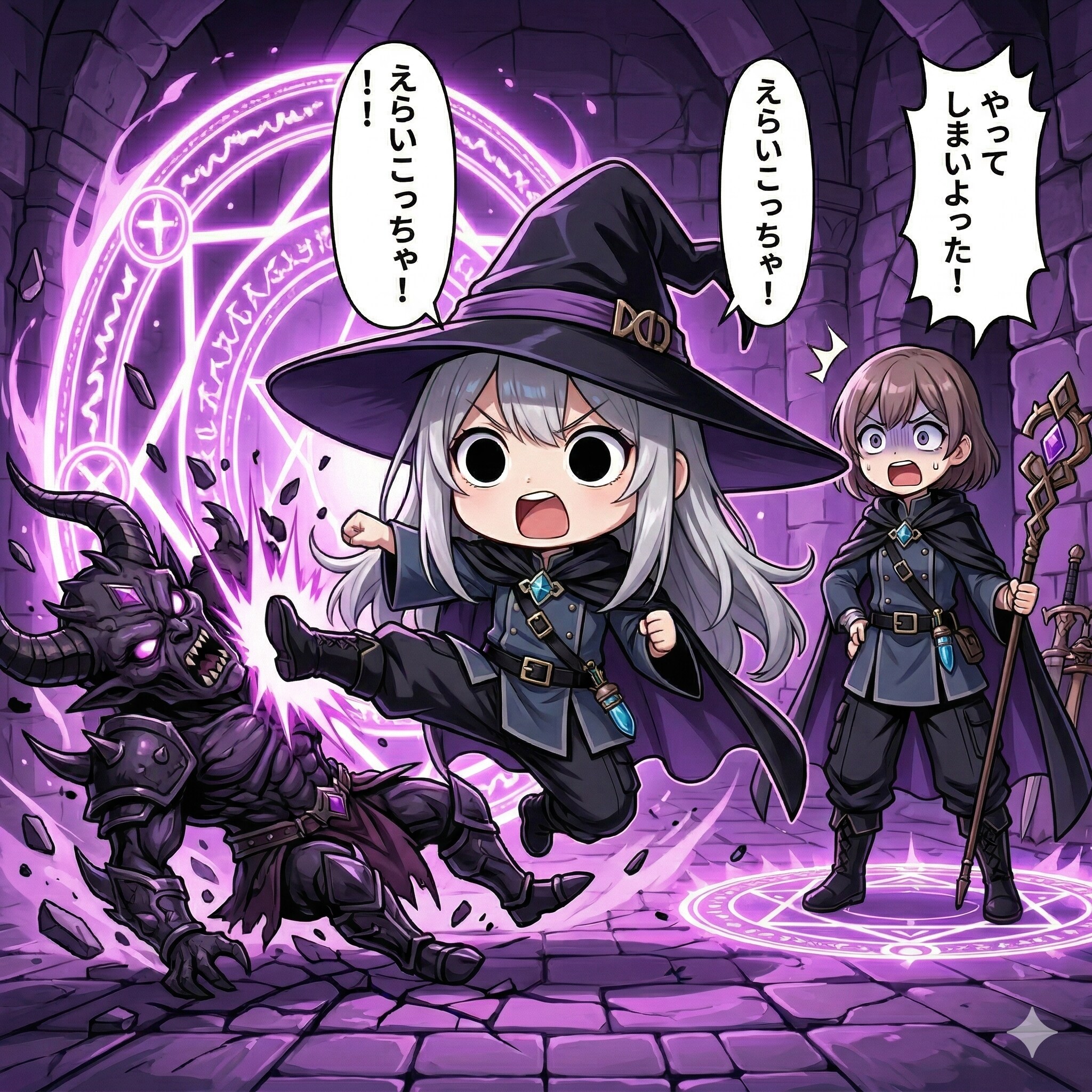 召喚先で魔王をやってしまいよったえらいこっちゃ嬢