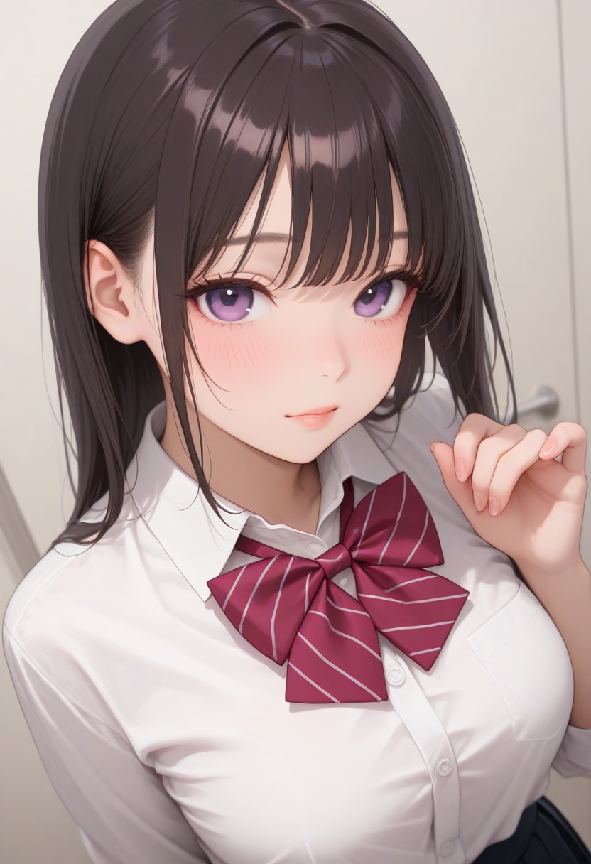 黒髪の美少女(402)
