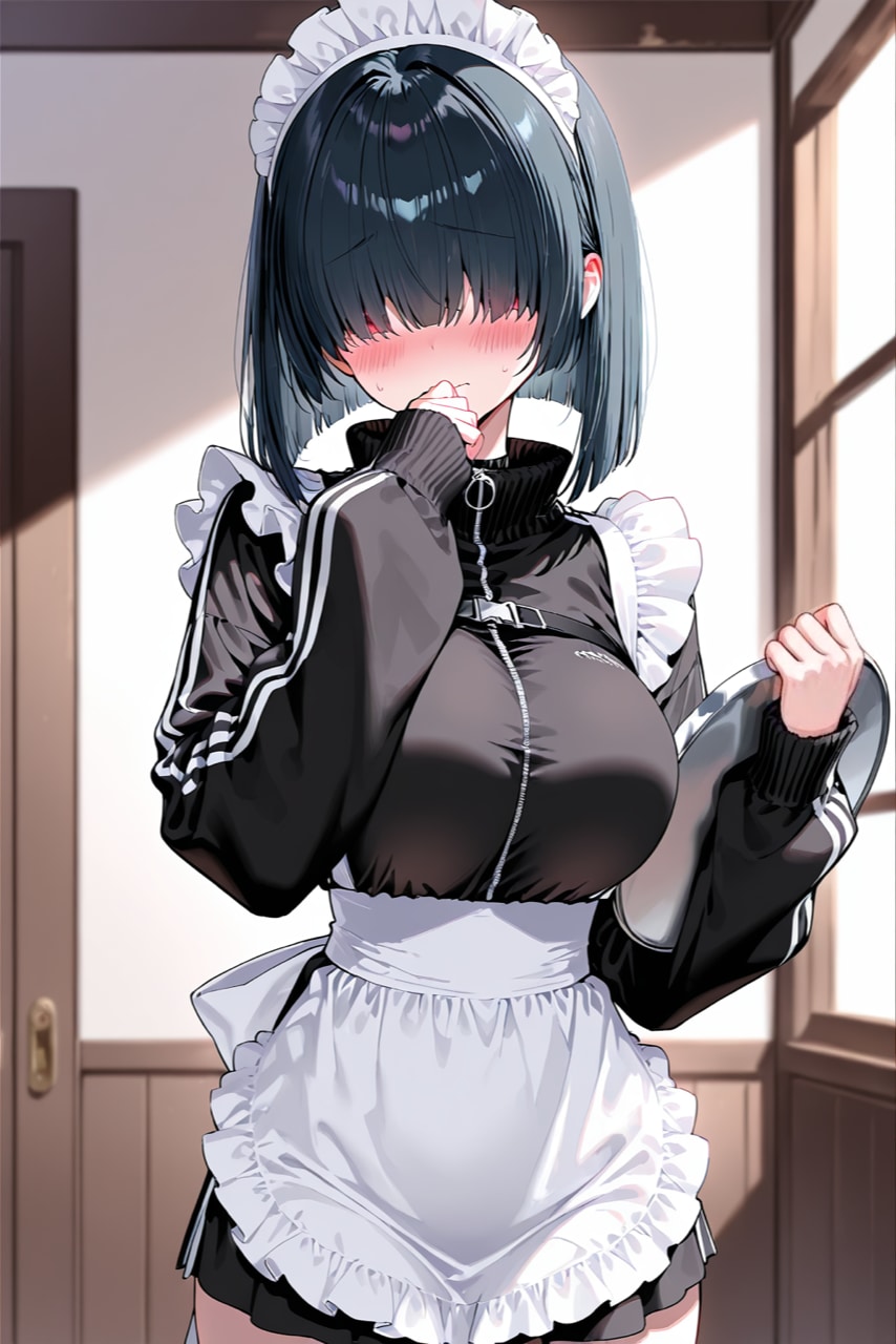 茶子ちゃんジャージメイド | の人気AIイラスト・グラビア