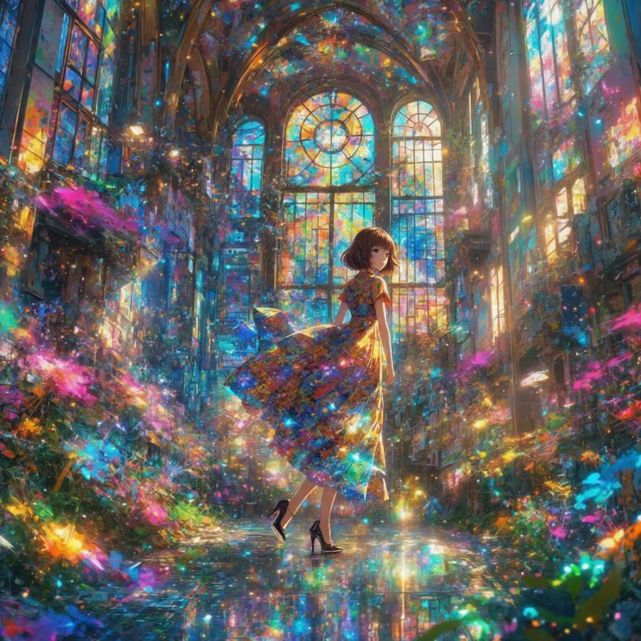 🌟ガラスが導く新たなステージ | の人気AIイラスト・グラビア