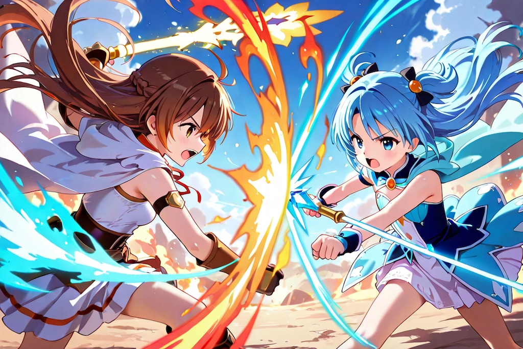 火属性ｖｓ水属性