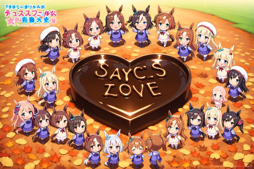 バレンタイン_ウマちびちゃん。