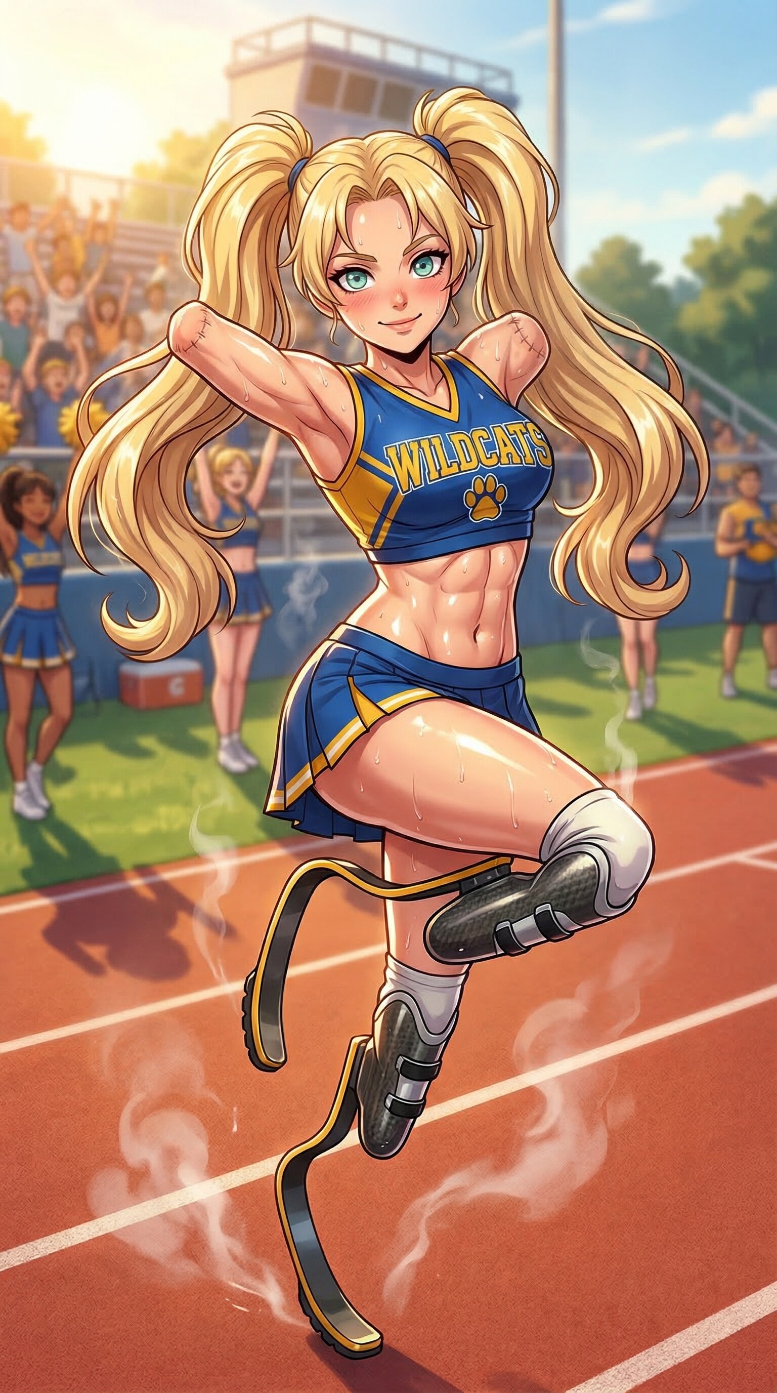 手足のないチアリーダー