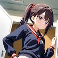 着替えでブルマはみパン2 2枚目