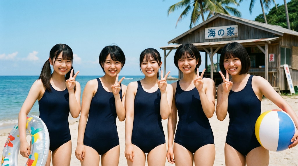 Geminiでスク水 #4
