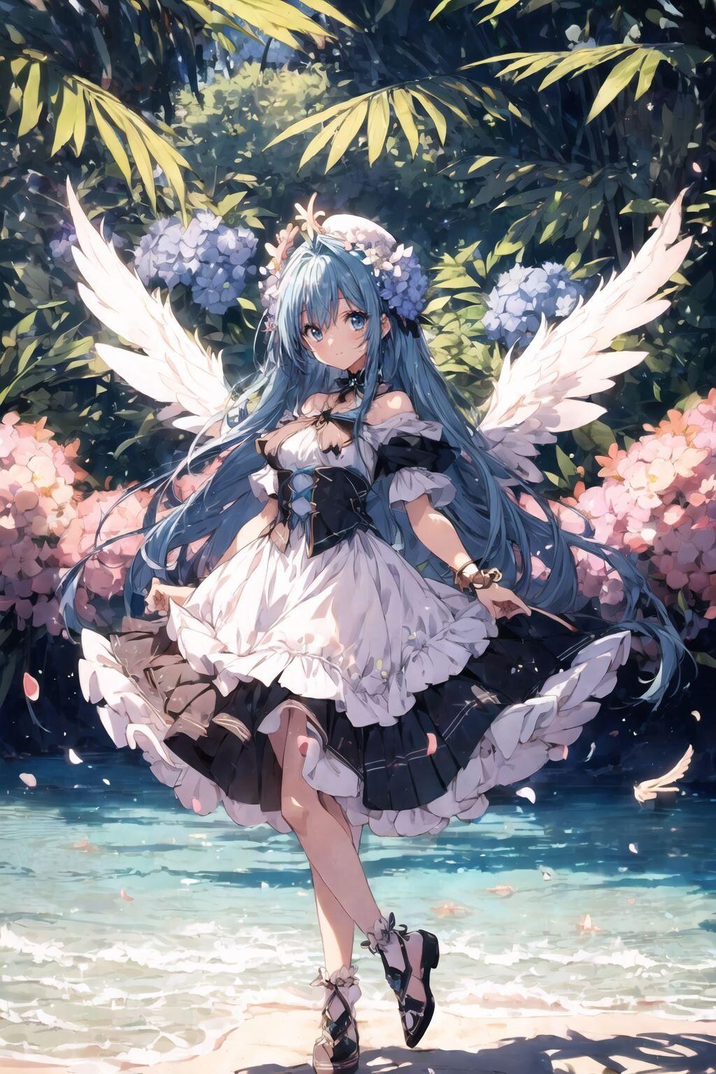 小さめの天使さんも頑張ります