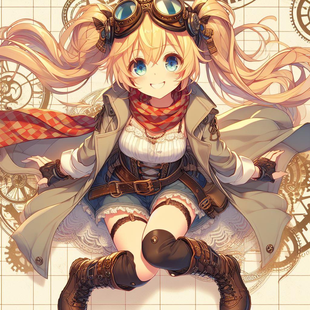 時計仕掛けの世界の少女