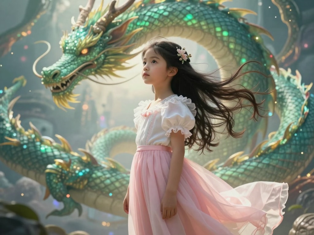 ドラゴンと少女