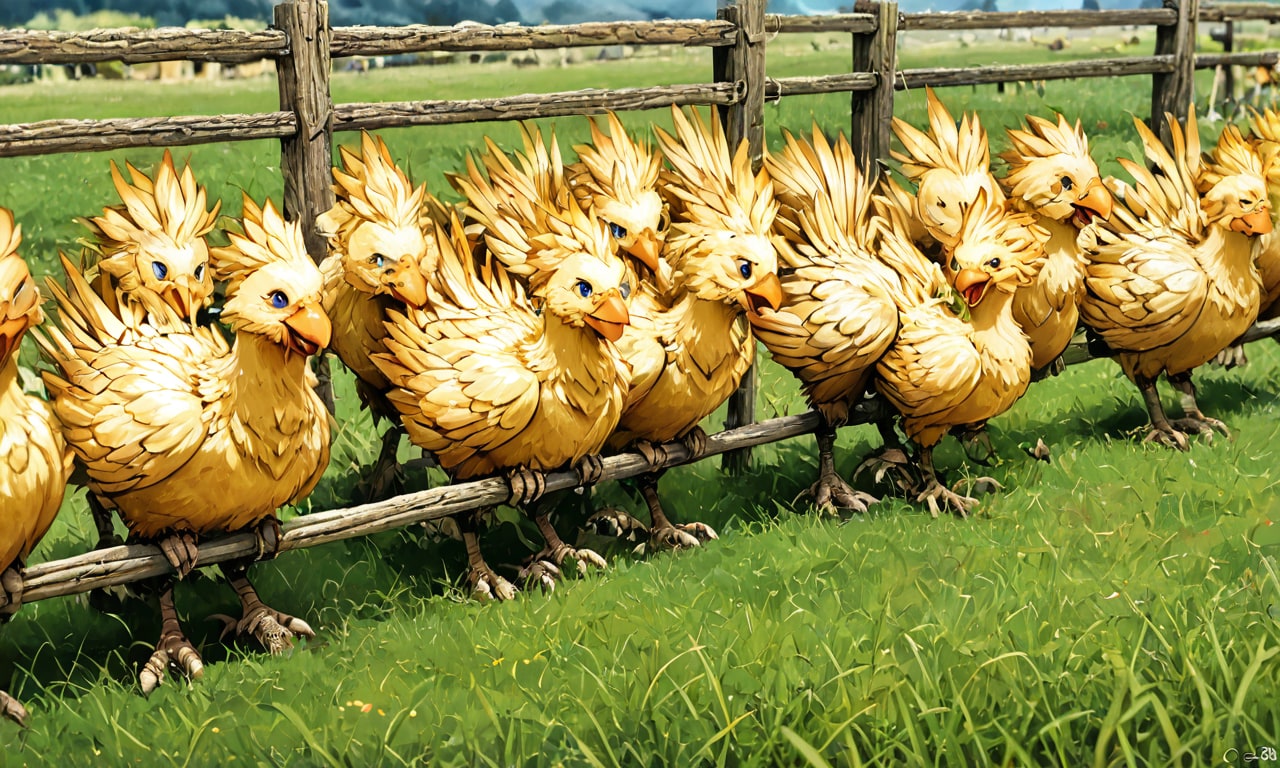 チョコボ牧場 | の人気AIイラスト・グラビア