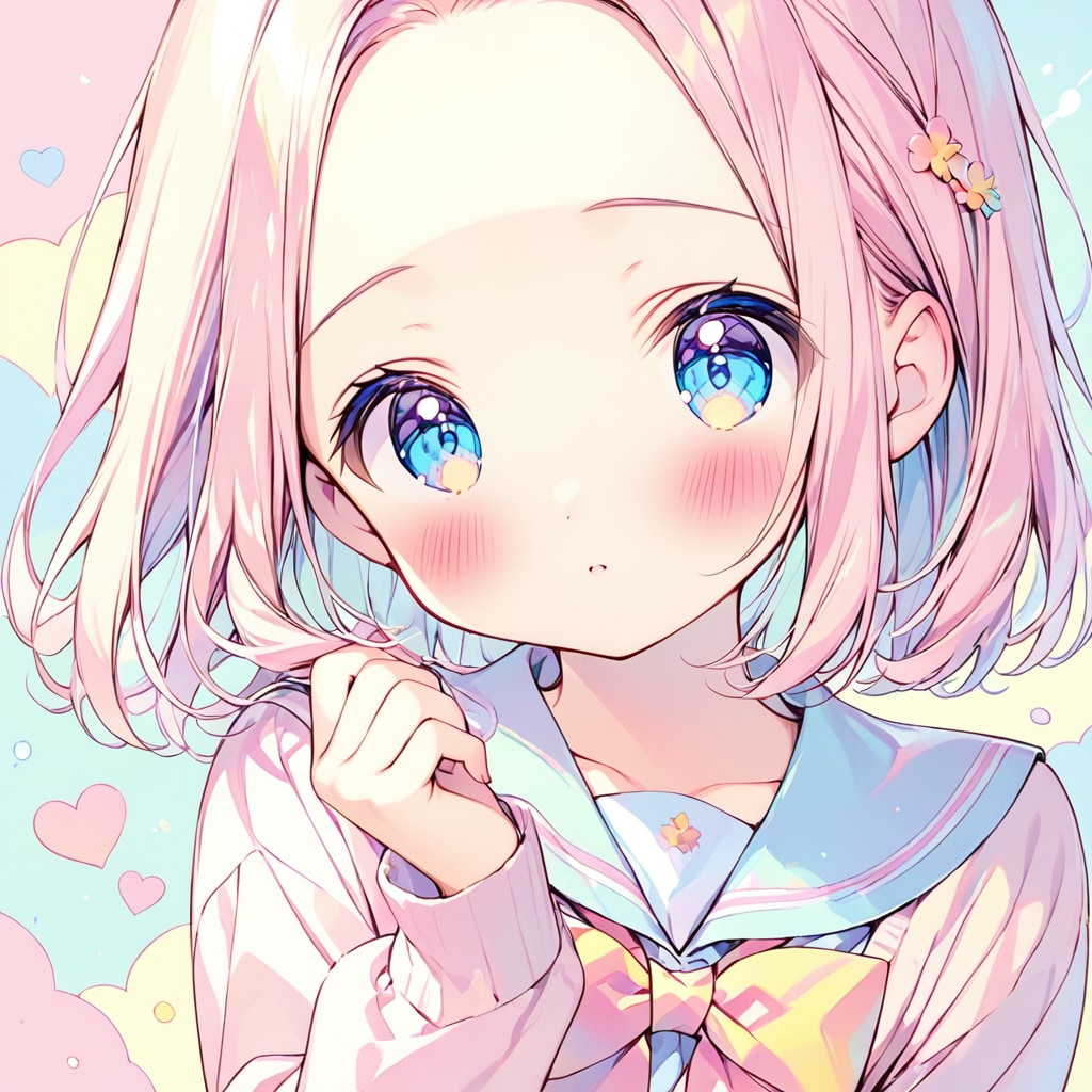 パステル少女 | の人気AIイラスト・グラビア