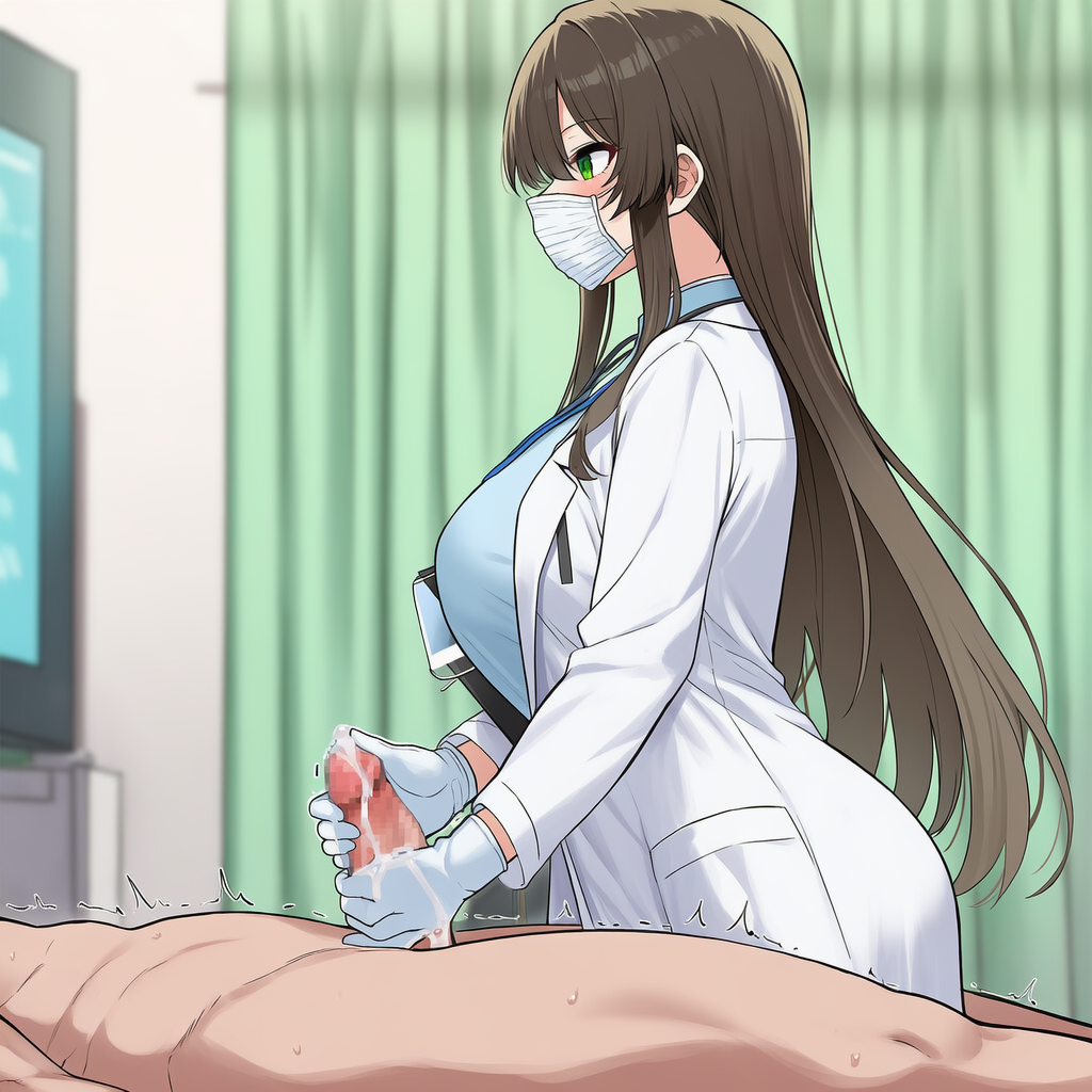 女医さん　真剣施術