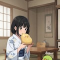 ふろちゃんとゆけむりちゃんとインコ 2枚目