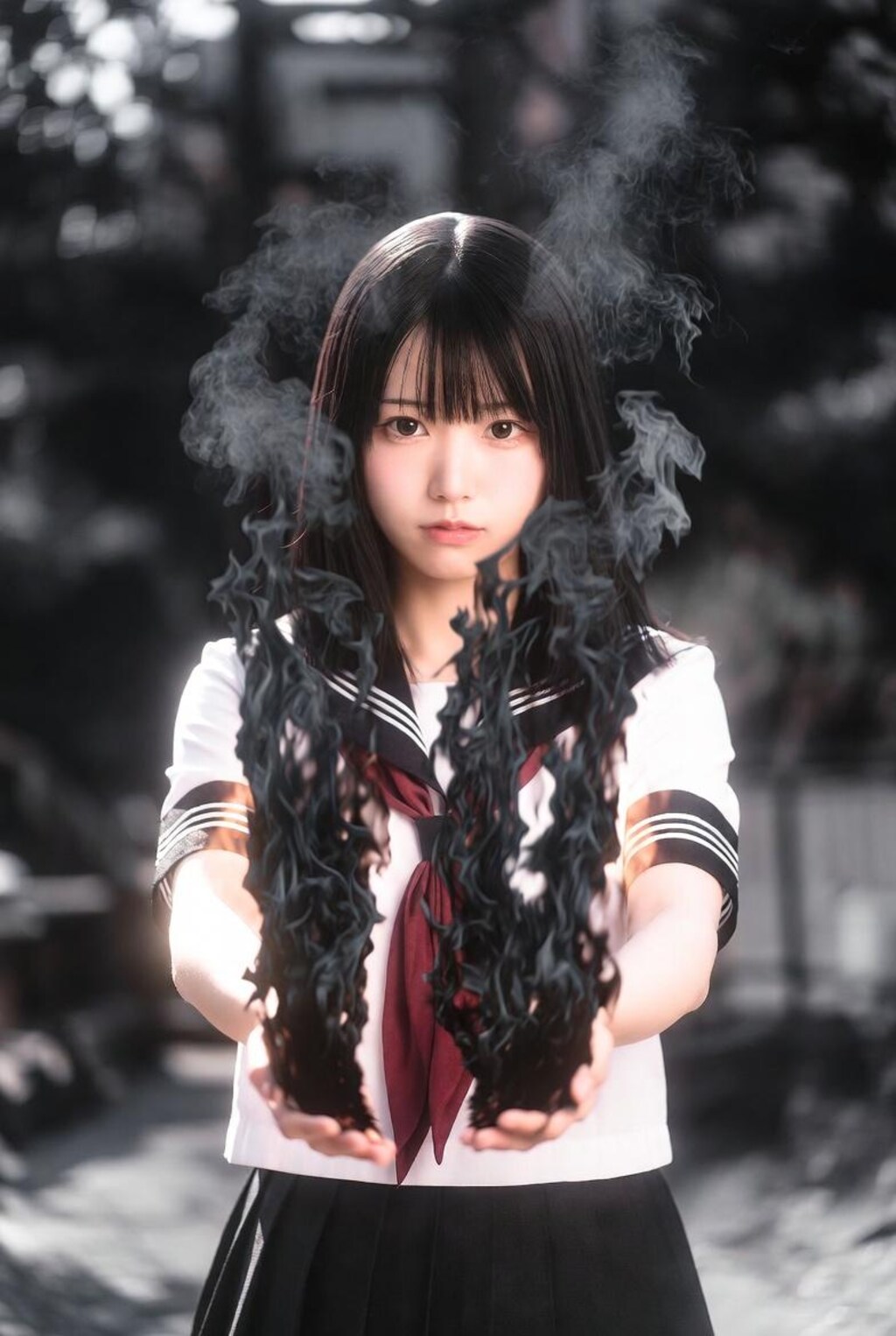 あんたも燃えてみる？(黒)