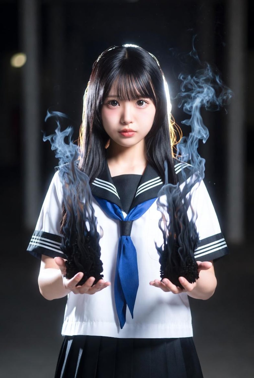 あんたも燃えてみる？(黒)