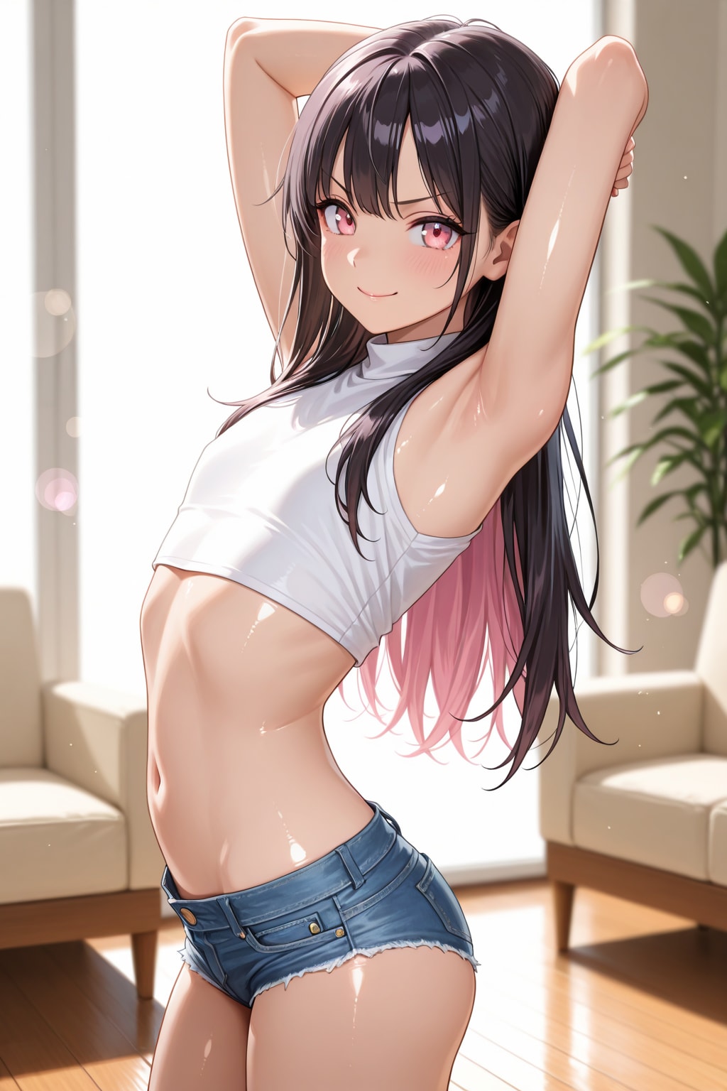 【本日の板野ちゃん】「ホットパンツ穿いてみたの♪」